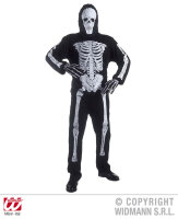 Halloween Kostüm Skelett Overall Anzug second suite