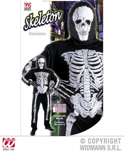 2 Paar Halloween Skelett-Strümpfe & Handschuhe – Overknees, Schwarz, Aus Polyester, Für Kostüme & Partys
