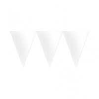Wimpelkette in vielen Farben einfarbig und bunt 4,5m Farbe: pink