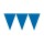 Wimpelkette in vielen Farben einfarbig und bunt 4,5m Farbe: hellblau