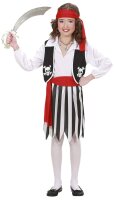 Piraten Mädchen Kostüm für Kinder und...
