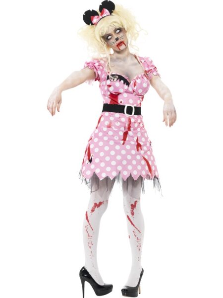 Zombie Kostüm im 50er Jahre Design für Damen