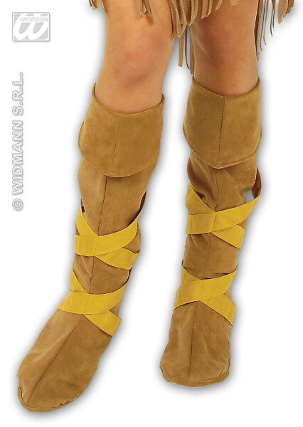 Indianer Schuhüberzieher als Stiefel
