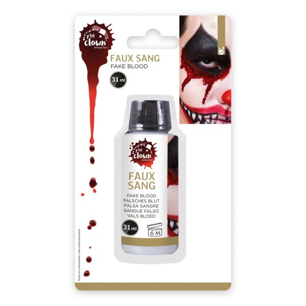 Zombie Spezial Blutgel in der Flasche dickflüssig
