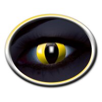 Farbige UV Kontaktlinsen yellow cat