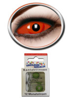Sclera Kontaktlinsen full red eye 22mm
