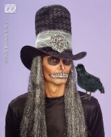 Halloween Deko Krähe aus Federn