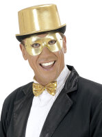 Augenmaske in gold für den Karneval oder Silvester