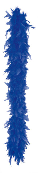 Feder Boa blau