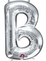 Folienballon silber als Buchstaben und Sonderzeichen bis...