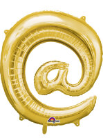 Folienballon gold als Buchstaben und Sonderzeichen bis 96cm
