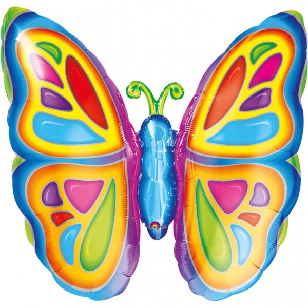 Folienballon Schmetterling 63cm