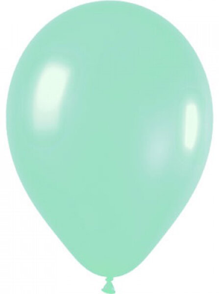 Deko Luftballons Ballons in mint grün 30 cm 12"