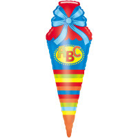 Folienballon Schultüte ABC Schulanfang