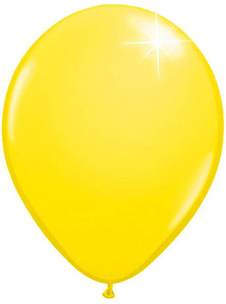 Deko Luftballons gelb metallic 30 cm 12" Menge: 10 Stück