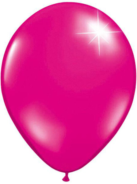 Luftballons pink metallic 30 cm 12" Größe: 10 Stück