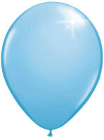 Deko Luftballons hellblau metallic 30 cm 12