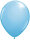 Deko Luftballons hellblau metallic 30 cm 12