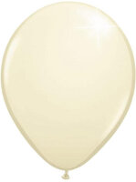 Deko Luftballons vanille ivory elfenbein metallic 30 cm...