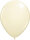 Deko Luftballons vanille ivory elfenbein metallic 30 cm 12"
