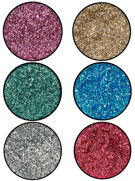 200g Effekt Glitzer als Polyester Streuglitzer Farbe: pink