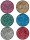 200g Effekt Glitzer als Polyester Streuglitzer Farbe: pink