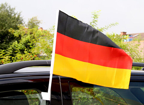 Deutschland Autofahne