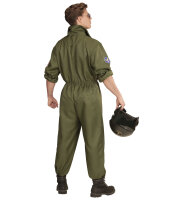 Pilotenkostüm Kampfflieger Kostüm Fighter Jet Pilot