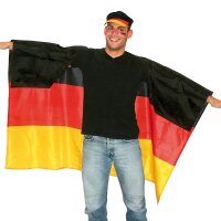 Deutschland Fahnencape 150 x 90 cm mit Ärmeln und...