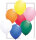 Grosse Luftballons Ballons kristall bunt 30cm Durchmesser heliumgeeignet Größe: 10 Stück
