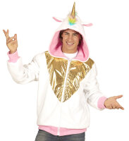 Einhorn Kostüm als Jacke mit Kapuze für Sie und Ihn