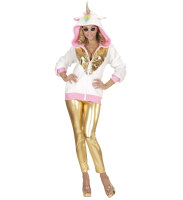 Einhorn Kostüm als Jacke mit Kapuze für Sie und Ihn