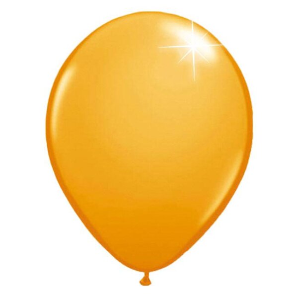 Deko Luftballons orange metallic 30 cm 12" Menge: 10 Stück