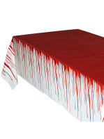 Blutende Tischdecke 137x275cm aus Kunststoff
