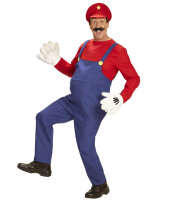 Blauer Handwerker Overall für Mario