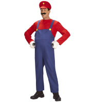 Blauer Handwerker Overall für Mario