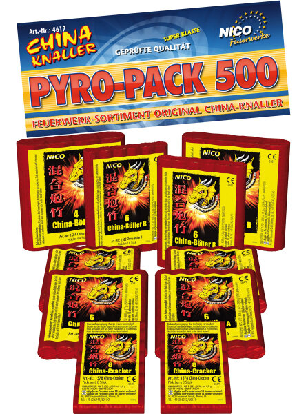 Nico Knall Sortiment China Böller Pyro Pack