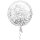 Folienballon zur Taufe die besten Wünsche 43cm