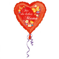 Folienballon für die liebste Mama zum Muttertag 43cm