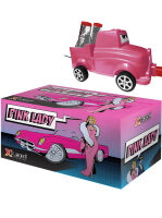 xplode Feuerwerk fahrendes Auto mit Fontänen pink Bitch