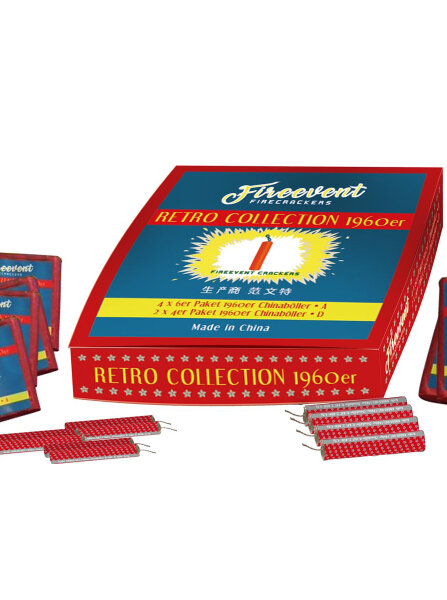 Silvester Feuerwerk Retro Böller von FireEvent D Böller A Böller