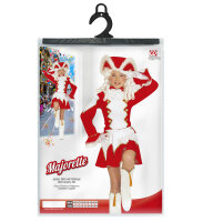 Damen Kostüm Funkenmariechen in rot Größe: M