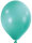 Luftballons türkis metallic 30 cm 12
