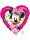 Folienballon Minnie als Herz 43 cm