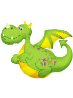 Folienballon Drachen Happy Birthday