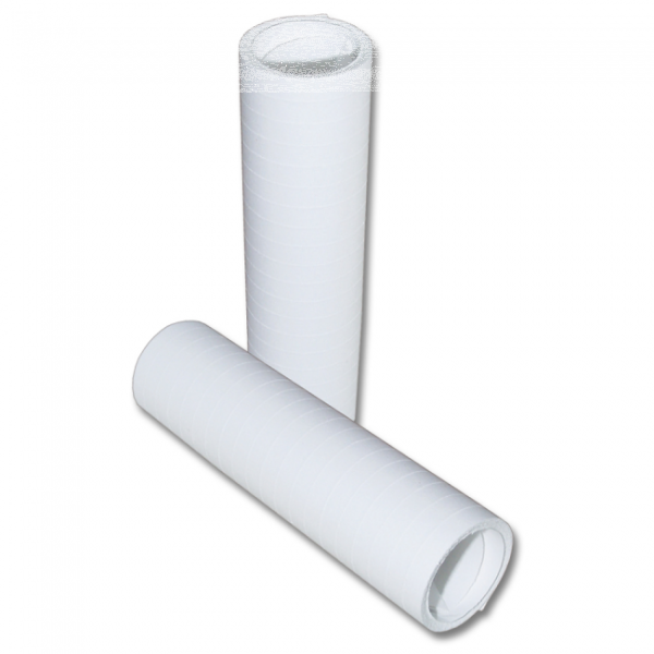 Party Luftschlangen Streamers in vielen Farben schwer entflammbar Farbe: weiss