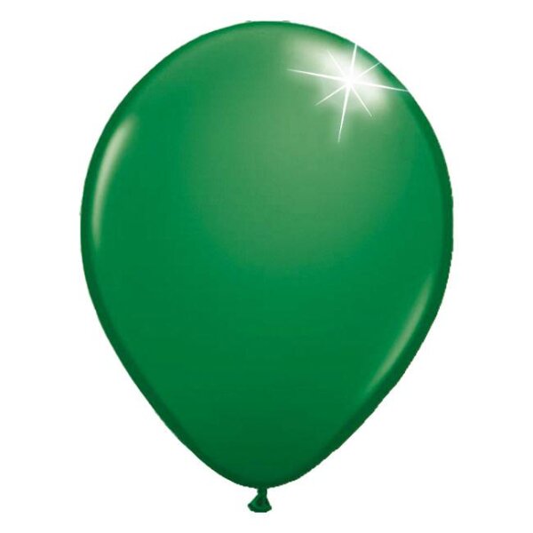 Luftballons grün metallic 30 cm 12" Größe: 10 Stück