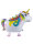 Folienballon Airwalker Ballon als Einhorn 70cm