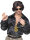 80 er Jahre Set Proll Dollar Goldkette, Brille und Armband