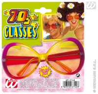 Riesen Hippie Brille für die 70er Jahre Party